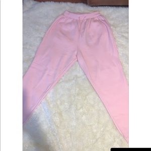 Pink joggers